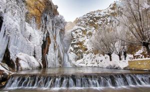 FOTO: AA / Zaledio vodopad u Turskoj